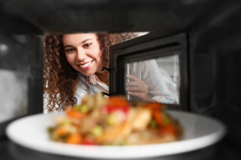 Which dish and food is prohibited in the microwave?